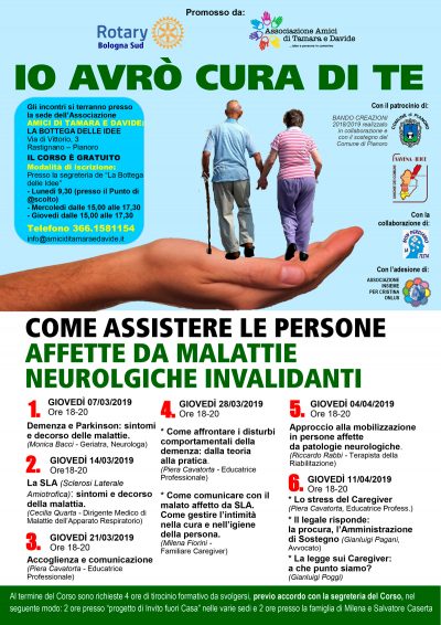 Corso assistenza patologie neurologiche invalidanti